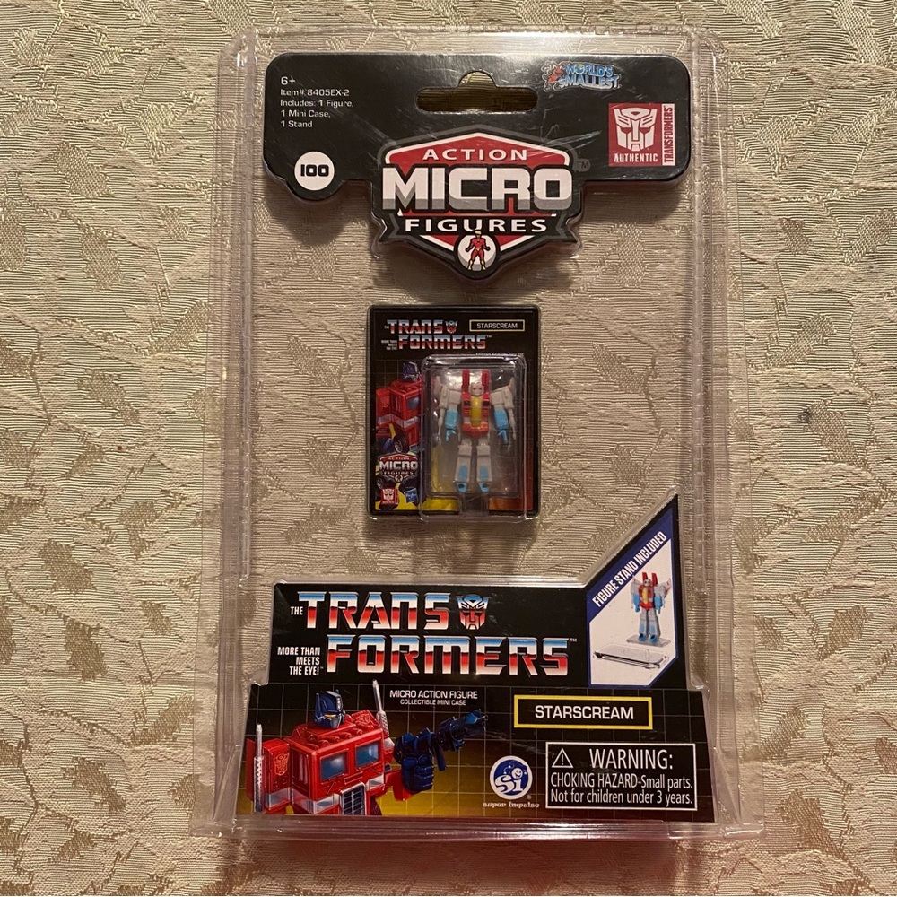 World’s Smallest Action Micro-Figures Transformers “Starscream” #100